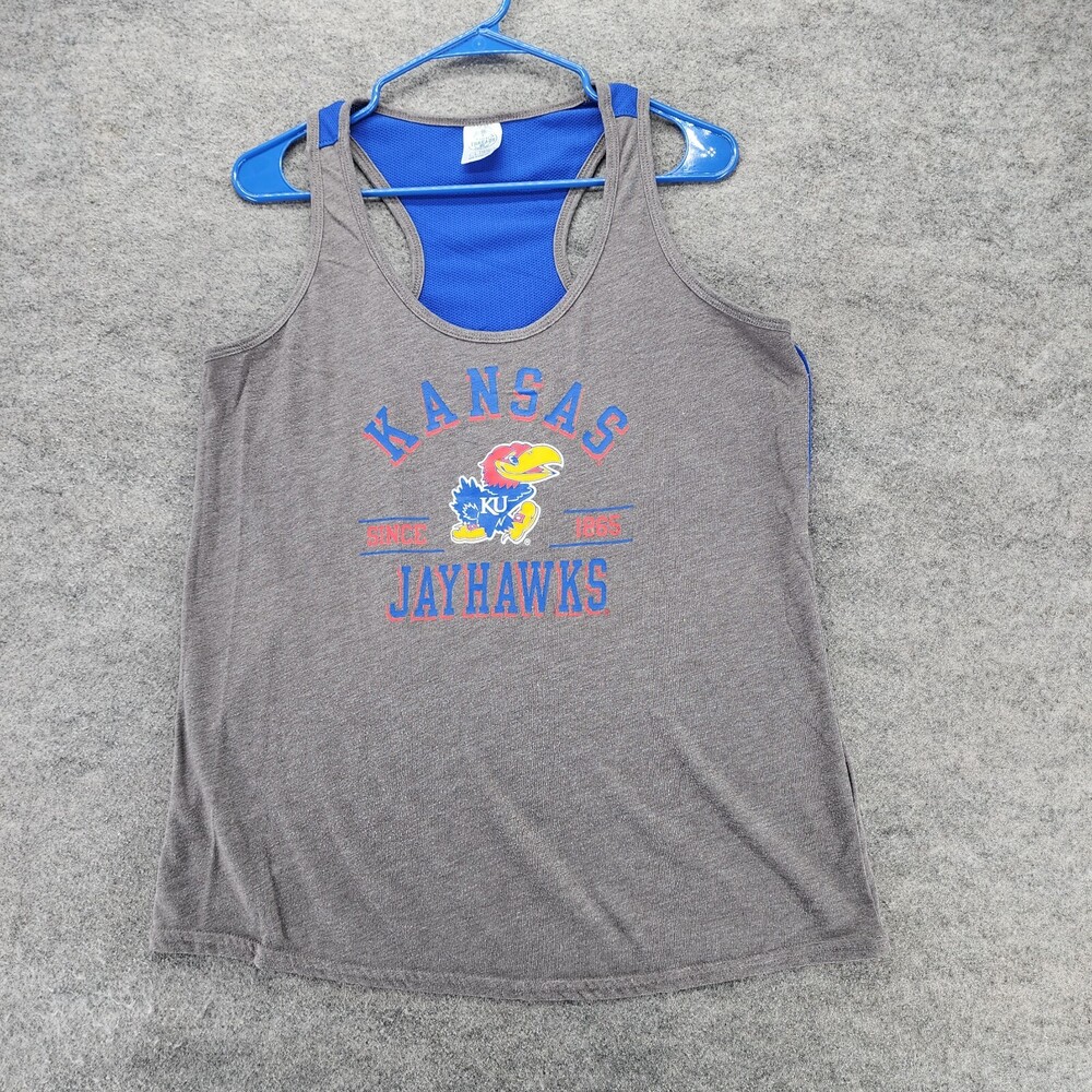 Kansas Jayhawks Tank Top Womens Large 12/14 Rivalry Threads